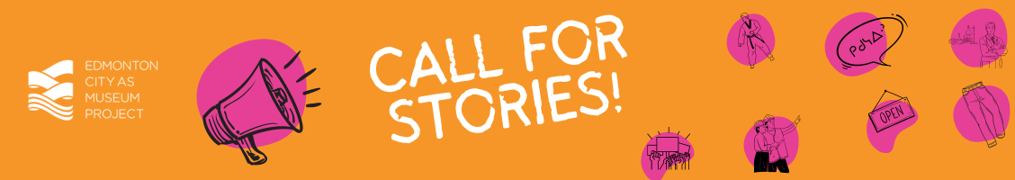 ECAMP Logo and graphic of a megaphone, with the text "Call for Stories!"
